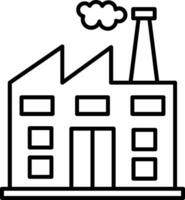pictogram fabriekslijn vector