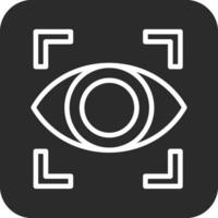 oog scanner vector icoon