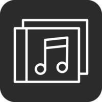 muziek- album vector icoon