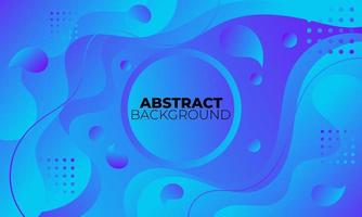 abstracte blauwe achtergrond met prachtige vloeiende vormen vector