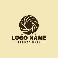 fotografie logo icoon studio fotograaf foto bedrijf merk logotype modern logo sjabloon bewerkbare vector