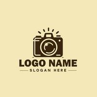 fotografie logo icoon studio fotograaf foto bedrijf merk logotype modern logo sjabloon bewerkbare vector