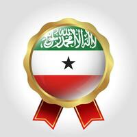 creatief somalië vlag etiket vector ontwerp