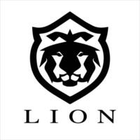 leeuw hoofd logo ontwerp vector sjabloon.