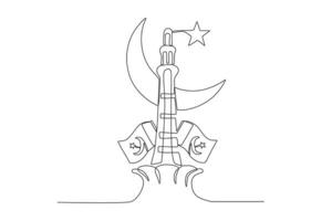 verzameling van Pakistaans vlaggen vector