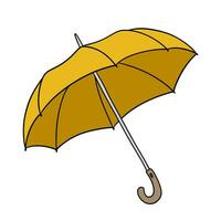 Open grappig schattig paraplu vector illustratie