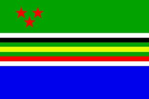 vlag van de voormalig oosten- Afrikaanse hoog commissie vector