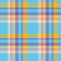 plaids patroon naadloos. klassiek plaid Schotse ruit naadloos Schotse ruit illustratie vector reeks voor sjaal, deken, andere modern voorjaar zomer herfst winter vakantie kleding stof afdrukken.