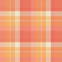 plaid patronen naadloos. katoenen stof patronen naadloos Schotse ruit illustratie vector reeks voor sjaal, deken, andere modern voorjaar zomer herfst winter vakantie kleding stof afdrukken.