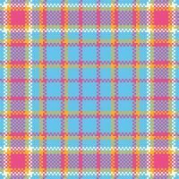 Schotse ruit naadloos patroon. abstract controleren plaid patroon voor overhemd afdrukken, kleding, jurken, tafelkleden, dekens, beddengoed, papier, dekbed, stof en andere textiel producten. vector