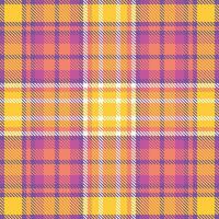 Schotse ruit plaid vector naadloos patroon. klassiek plaid tartan. sjabloon voor ontwerp ornament. naadloos kleding stof textuur.