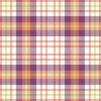 Schotse ruit plaid patroon naadloos. schaakbord patroon. sjabloon voor ontwerp ornament. naadloos kleding stof textuur. vector illustratie