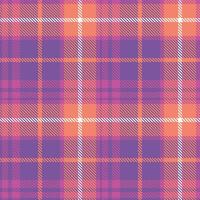 Schotse ruit plaid vector naadloos patroon. Schots plaid, flanel overhemd Schotse ruit patronen. modieus tegels voor achtergronden.