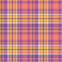 Schotse ruit plaid vector naadloos patroon. klassiek plaid tartan. voor sjaal, jurk, rok, andere modern voorjaar herfst winter mode textiel ontwerp.