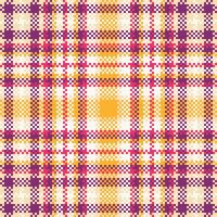 plaid patronen naadloos. schaakbord patroon voor sjaal, jurk, rok, andere modern voorjaar herfst winter mode textiel ontwerp. vector