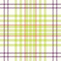 Schotse ruit plaid patroon naadloos. plaid patroon naadloos. voor sjaal, jurk, rok, andere modern voorjaar herfst winter mode textiel ontwerp. vector