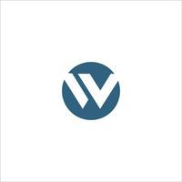 eerste brief wl logo of lw logo vector ontwerp sjabloon