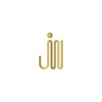 jw, wj, j en w abstract eerste monogram brief alfabet logo ontwerp vector