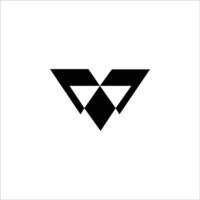 eerste brief v logo vector ontwerp sjabloon