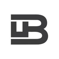 eerste brief ub logo of bu logo vector ontwerp sjabloon