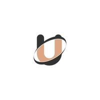 alfabet brieven initialen monogram logo uu, u vector