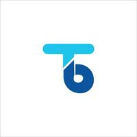 eerste brief tb logo of bt logo vector ontwerp Sjablonen