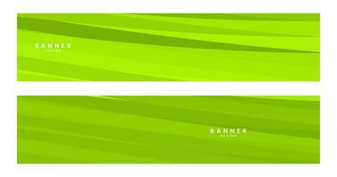 reeks van banners met abstract gestreept kleurrijk achtergrond vector