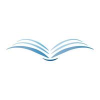 boek icoon logo vector ontwerp sjabloon