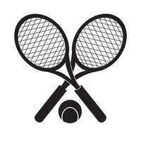 racket icoon logo vector ontwerp sjabloon