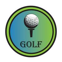 golf icoon logo vector ontwerp sjabloon