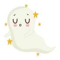 halloween schattig spook vector