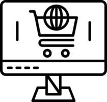 e-commerce vector icoon