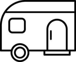 caravan vector pictogram