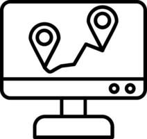 locatie vector pictogram