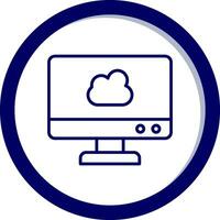 cloud computing vector icon