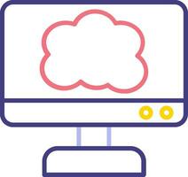 cloud computing vector icon