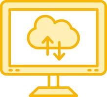 cloud computing vector icon