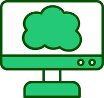 cloud computing vector icon