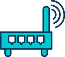 Wifi router vector icoon