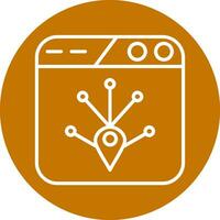 navigatie vector pictogram