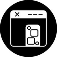 browser vector pictogram