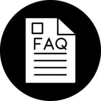 FAQ vector icoon