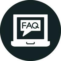 FAQ vector icoon