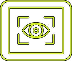 oog scanner vector icoon
