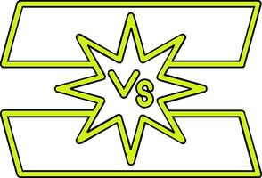 versus vector icoon