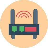 Wifi router vector icoon