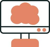 cloud computing vector icon