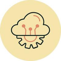 cloud computing vector icon