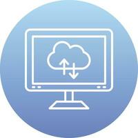 cloud computing vector icon