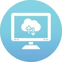 cloud computing vector icon